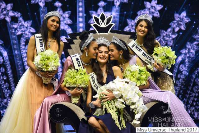5 สาวงามติด 5 อันดับ Miss Universe Thailand 2017-2