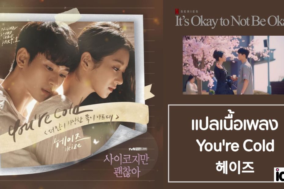 แปลเนื้อเพลง You're Cold ซีรีส์ It's Okay to Not Be Okay OST. (헤이즈)