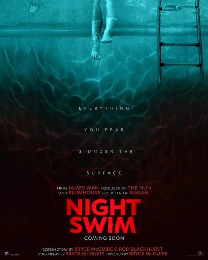 โปสเตอร์ Night Swim (2024) ค่ำคืนอย่าแหวกว่าย